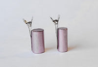 AviZodi Hair Clips (Avi-PinkSilver), 10 count, LG