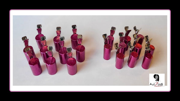 Avizodi hair stretching tools to reduce hair shrinkage and stretch natural 4c hair without using heat. Avizodi hair weights include hair beads, clips and bands to stretch natural black hair.